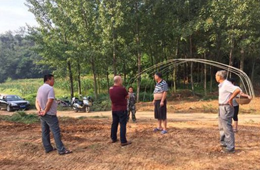 蔬菜大棚助力農(nóng)民脫貧，國(guó)貿(mào)援助項(xiàng)目正式動(dòng)工