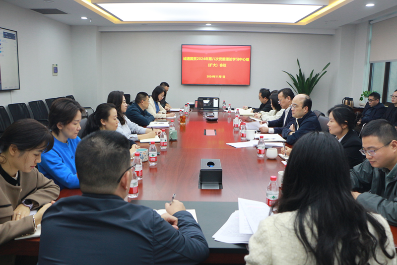 誠通國貿(mào)召開黨委理論學(xué)習(xí)中心組（擴(kuò)大）學(xué)習(xí) 深入學(xué)習(xí)貫徹黨的二十屆三中全會(huì)精神
